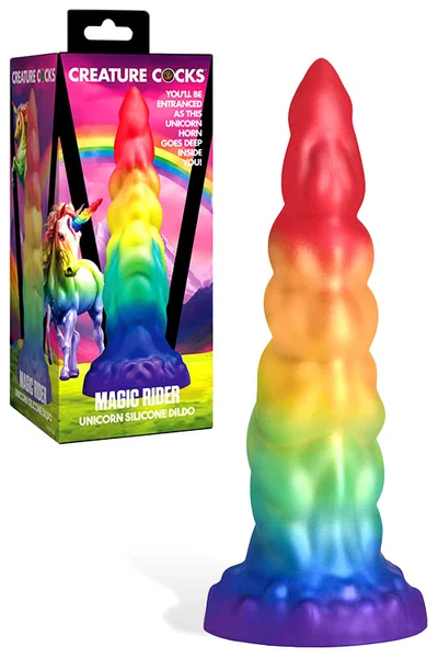 Creature Cocks Magic Rider Unicorn 6.8" Silicone Dildo — image 5 of 8