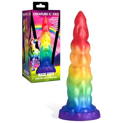 creature cocks magic rider unicorn 68 silicone dildo