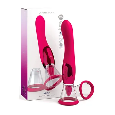 jimmy jane apex 1025 sucking licking vibrating pussy pump