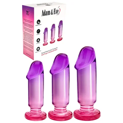 adam and eve sunset dreams 3pcs anal training set
