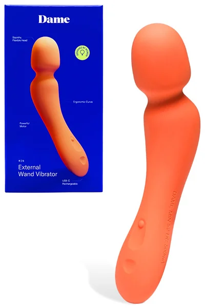 Dame Min 7.2" Vibrating Wand Massager — image 7 of 9