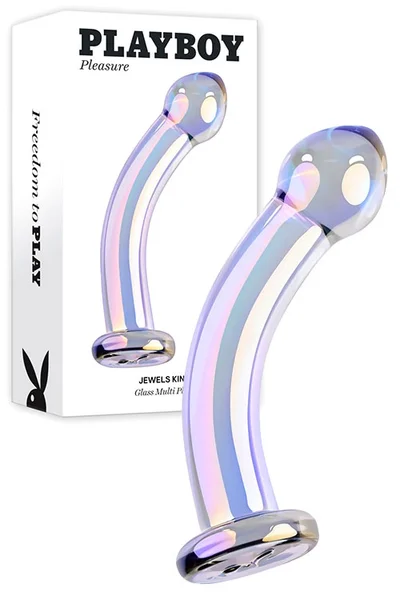 Playboy Jewels King 6.5" Unisex Glass Dildo — image 4 of 6