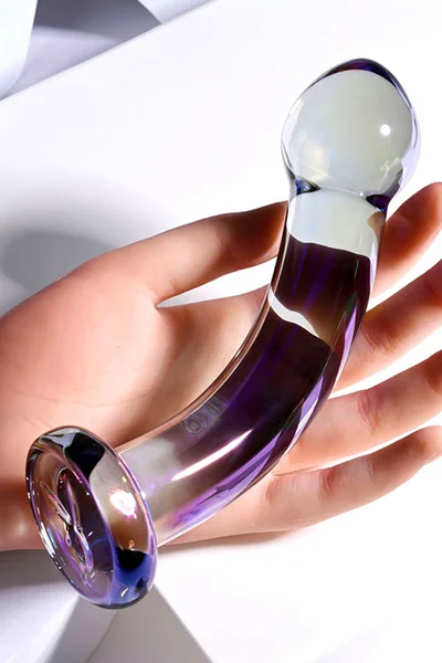 Playboy Jewels King 6.5" Unisex Glass Dildo — image 6 of 6