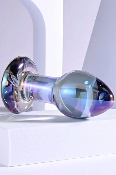 Playboy Jewels Plug 3.3" Glass Butt Plug — image 6 of 8