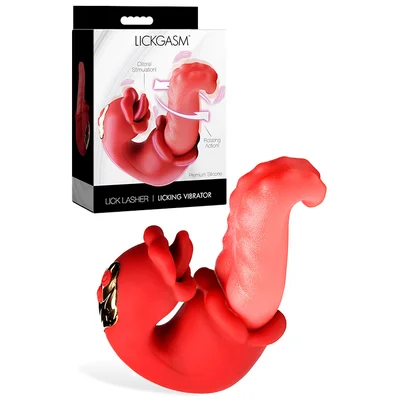 lickgasm lick lasher 56 licking rotating rabbit vibrator
