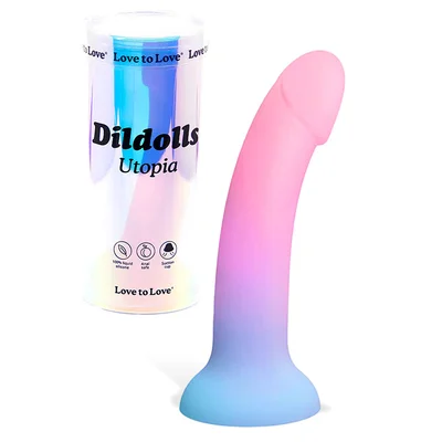 lovely planet dildolls utopia liquid silicone 7 dildo