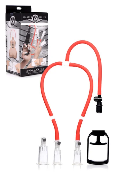 Master Series 3 Way Suck Her Clitoris & Nipple Female Pump — image 5 of 8