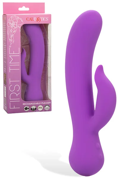 Calexotics First Time Pleaser 8.25" Rabbit Vibrator — image 7 of 12