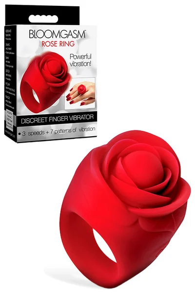 Bloomgasm Rose Ring Discreet 1.7" Finger Vibrator — image 13 of 18
