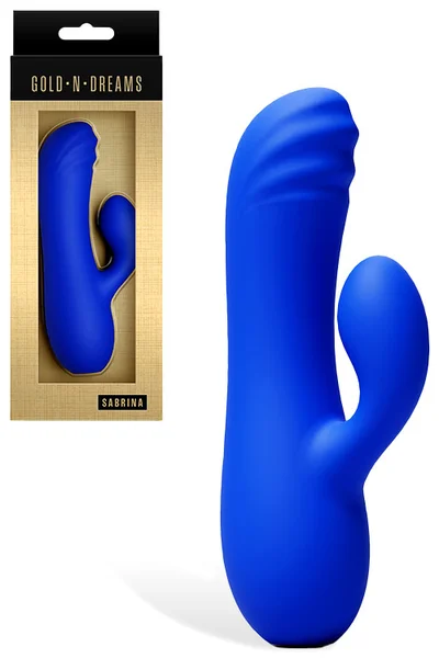 nsnovelties Gold n Dreams Sabrina 5.4" Rabbit Vibrator — image 4 of 6