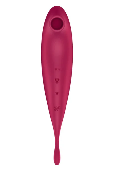 Satisfyer Twirling Pro Plus 8.7" 2 in 1 Clitoral Stimulator with Air Pulse Tech & App Control — image 8 of 12