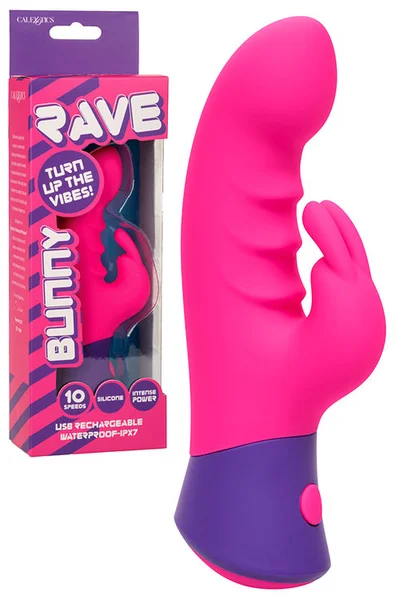 Calexotics Rave Bunny 6" Rabbit Vibrator — image 11 of 15