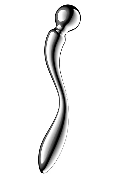 Satisfyer Star Force 2 Stainless Steel 8.6" Dual Ended Dildo — image 2 of 5