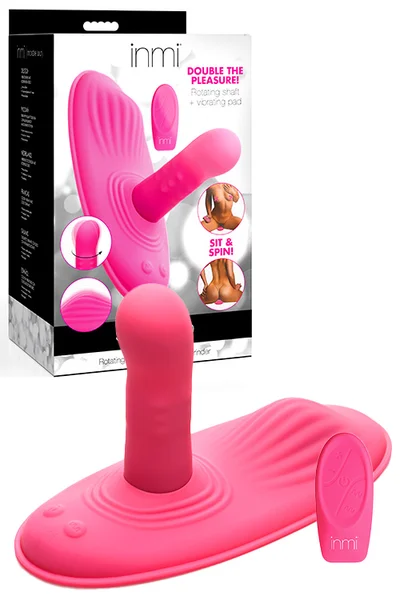 Inmi Spin 'N' Grind 9.3" Remote Controlled Grinder Pad with Rotating Dildo — image 7 of 12