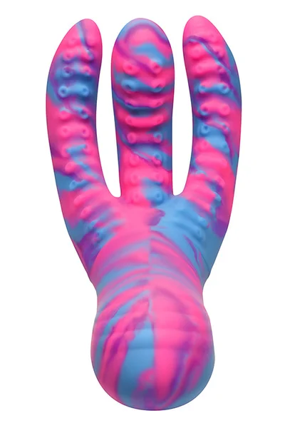 Creature Cocks Tenta Come 6.1" Come Hither 3 Armed Tentacle Vibrator — image 3 of 4