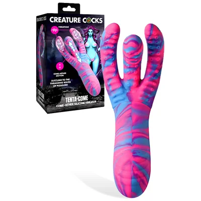creature cocks tenta come 61 come hither 3 armed tentacle vibrator
