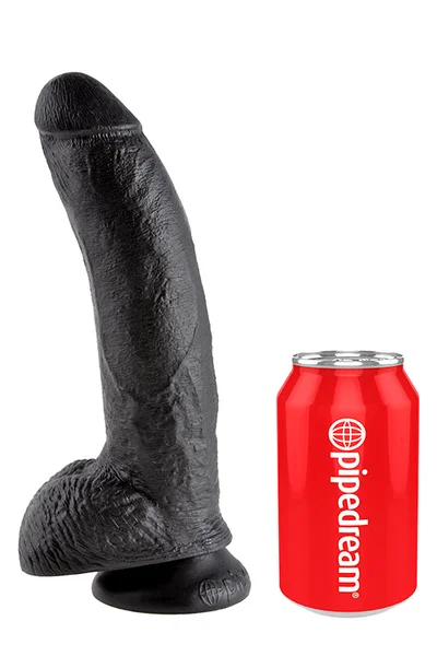 Pipedream King Cock 9" Realistic Dildo with Balls & Suction Cup Base — image 6 of 8