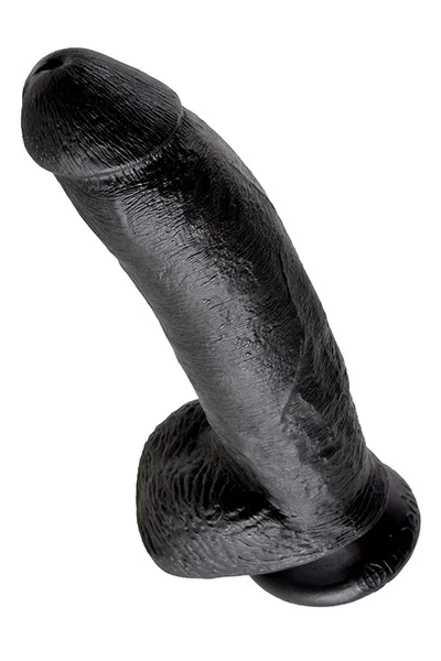 Pipedream King Cock 9" Realistic Dildo with Balls & Suction Cup Base — image 3 of 4
