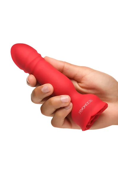 Bloomgasm Rose Delight 6.1" Silicone Thrusting Vibrator — image 5 of 5