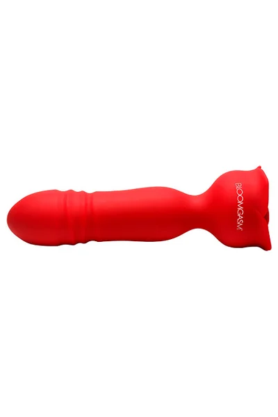 Bloomgasm Rose Delight 6.1" Silicone Thrusting Vibrator — image 2 of 5
