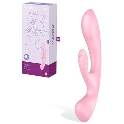 satisfyer triple oh 93 2 in 1 massager and rabbit vibrator