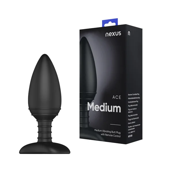 Nexus Ace Remote Control Rechargeable Vibrating Butt Plug - Medium — image 2 of 4