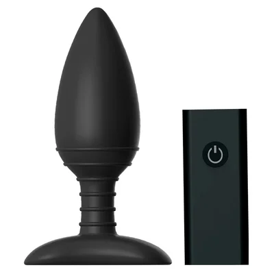 nexus ace remote control rechargeable vibrating butt plug medium