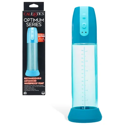 calexotics optimum series 8 rechargeable advanced waterproof penis pump