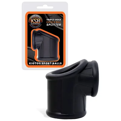 o products silicone triple hole cock ball splitter