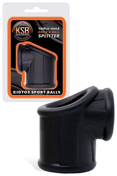 O Products Silicone Triple Hole Cock & Ball Splitter — image 5 of 12
