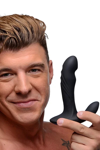 Alpha-Pro P Trigasm 6.5" 3 in 1 Silicone Prostate Massaager