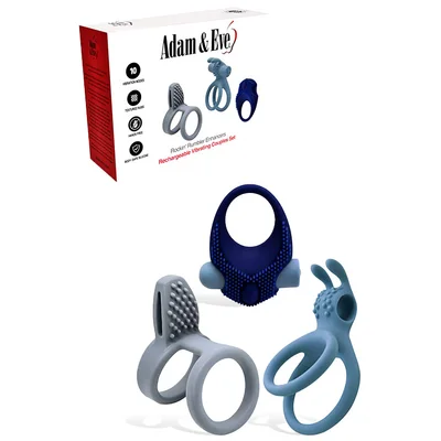 adam and eve rockin rumbler enhancer vibrating couples ring set