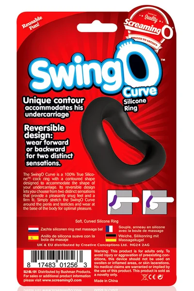 Screaming O Swing O Curve Reversible Cock Ring — image 6 of 6