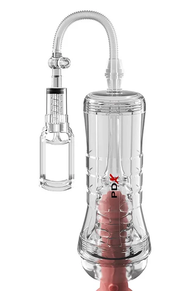 PDX ViewTube Vac XXL 10.75" Transparent Penis Pump & Stroker