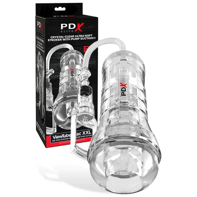 pdx viewtube vac xxl 1075 transparent penis pump stroker
