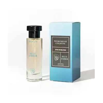 eye of love love in bloom blue ember citrus cedar scented pheromone cologne