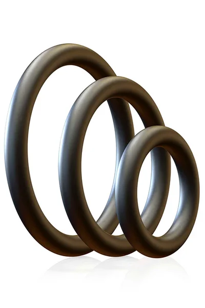 FleshLight 3 Piece Fleshrings Silicone Cock Ring Set — image 3 of 4