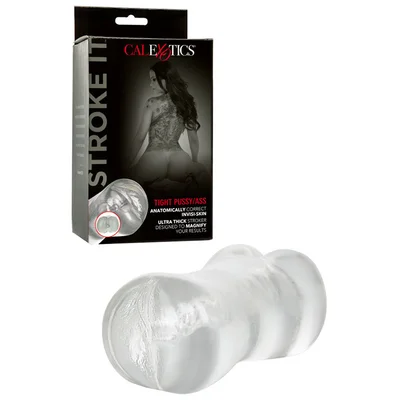 calexotics stroke it tight pussy ass 75 dual ended stroker