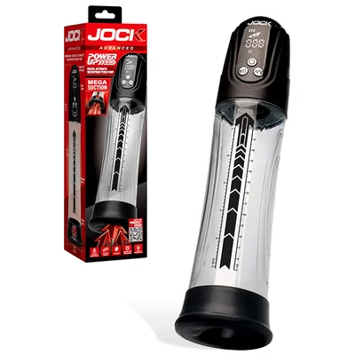 jock power up 12 waterproof digital automatic suction penis pump