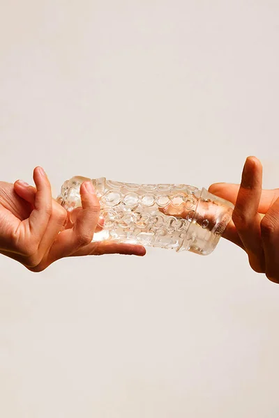 The Handy Mermaid Sleeve Pearl Collection 4.9" Textured Stroker — image 3 of 3