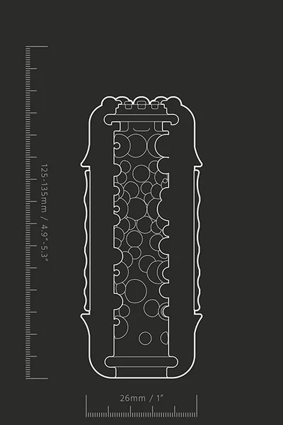 The Handy Mermaid Sleeve Pearl Collection 4.9" Textured Stroker — image 2 of 3