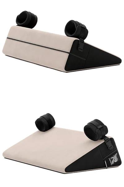 Liberator Black Label Wedge 24" Bondage Sex Positioning Pillow with Cuffs and Blindfold — image 11 of 15