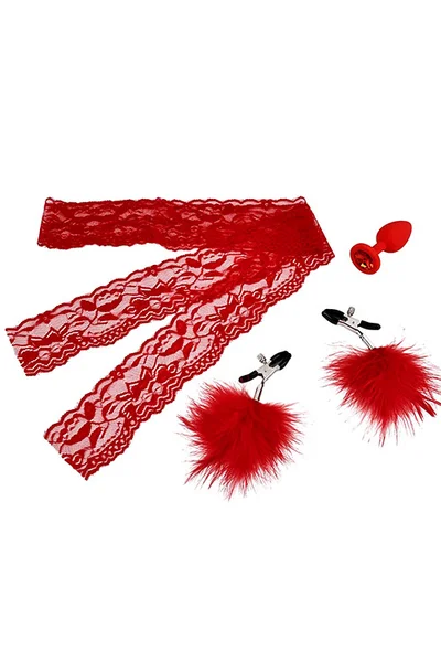Adam and Eve Deluxe Red Hot Sex 13 Piece Bondage Kit — image 4 of 6