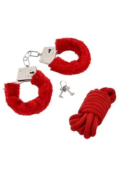 Adam and Eve Deluxe Red Hot Sex 13 Piece Bondage Kit — image 3 of 6