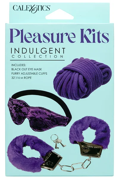 Calexotics Pleasure Kits Indulgent Collection 3 Piece Restraint Kit