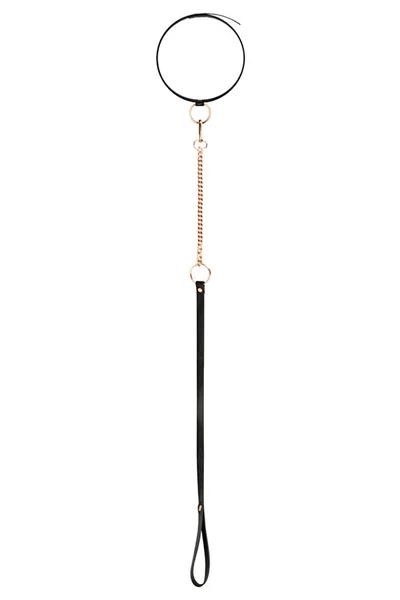Rosy Gold Nouveau Collar with Detachable Leash — image 2 of 5