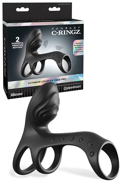 Pipedream Ultimate Couples Cage Pro Couples Ring With Clitoral Stimulator — image 9 of 12