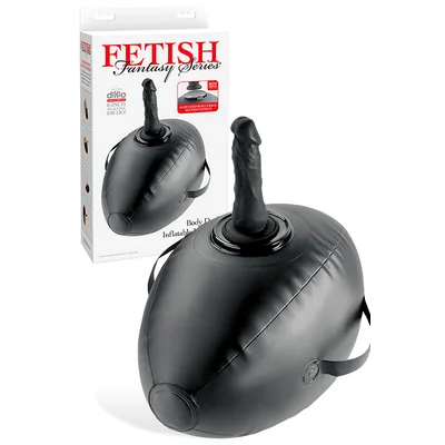 pipedream fetish fantasy series body dock inflatable love ball with suction cup dildo