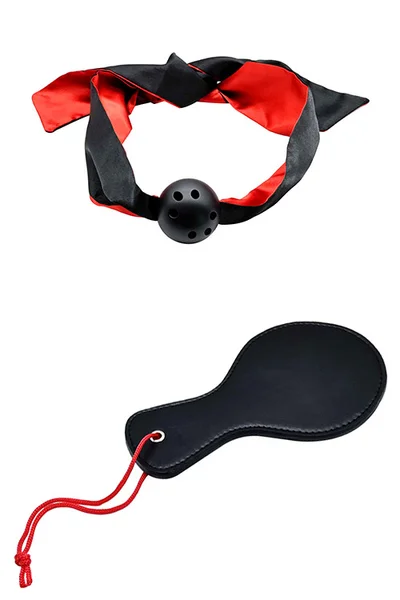 Adam and Eve Sensual Scarlet Nights 10pce Couples Bondage Set — image 8 of 15