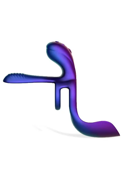Hueman Zenith 3 In 1 7.9" Cock & Ball Strap With G Spot, Clitoris & Ball Stimulators — image 11 of 15